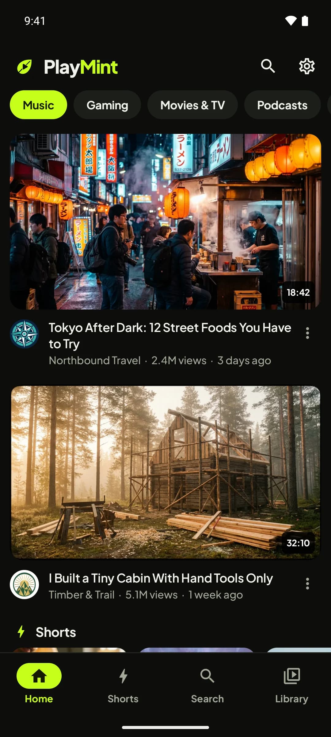 PlayMint home feed